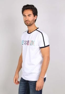 Gabbiano T-Shirt Print - White, Herren -Angebote Gabbiano Store 7f612f2813214419b37da5cde7d7e528