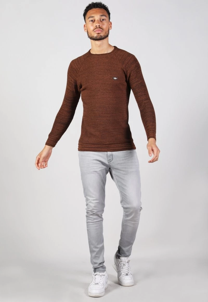 Gabbiano Strickpullover - Rusty Brown, Herren 4 Gabbiano Strickpullover - Rusty Brown, Herren – Bild 2