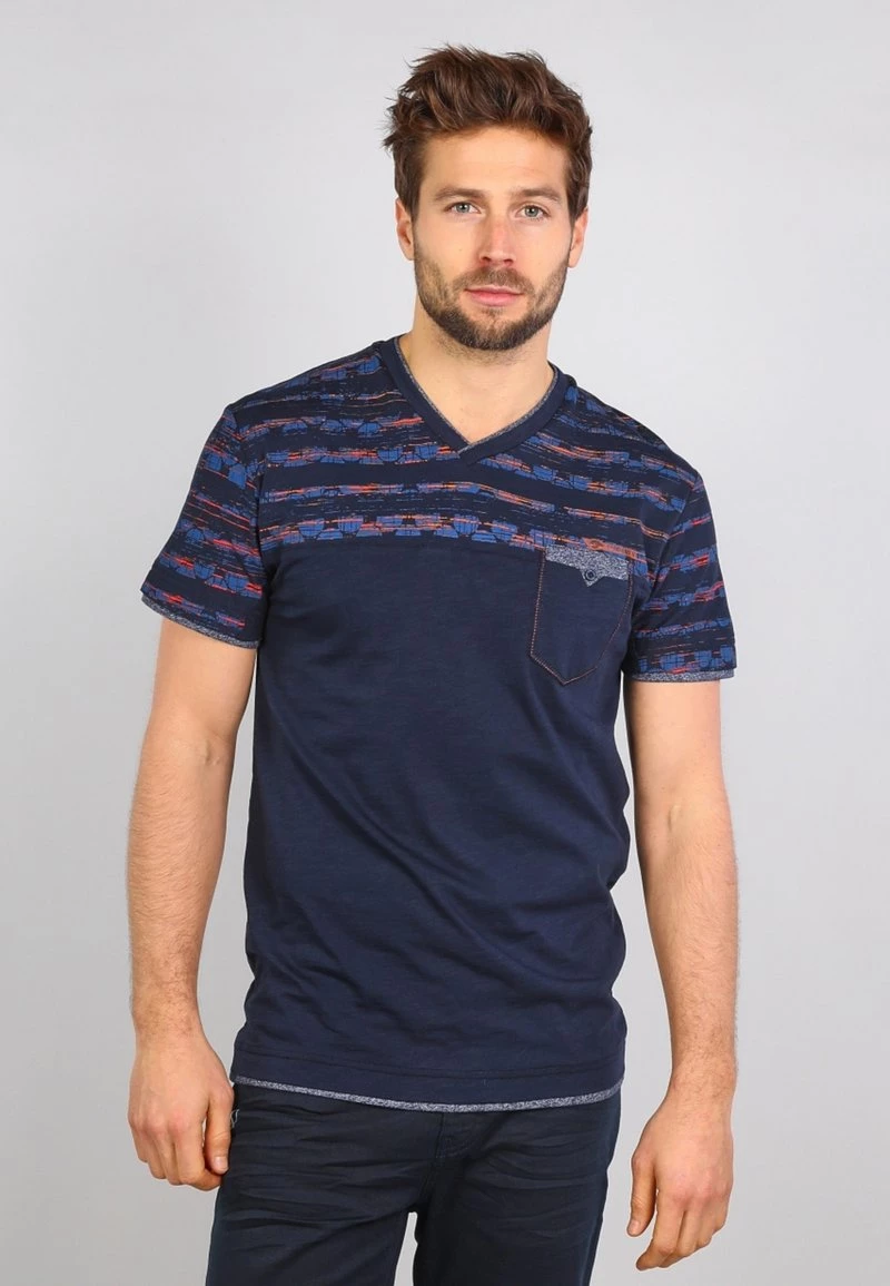 Gabbiano T-Shirt Print - Navy, Herren 3 Gabbiano T-Shirt Print - Navy, Herren