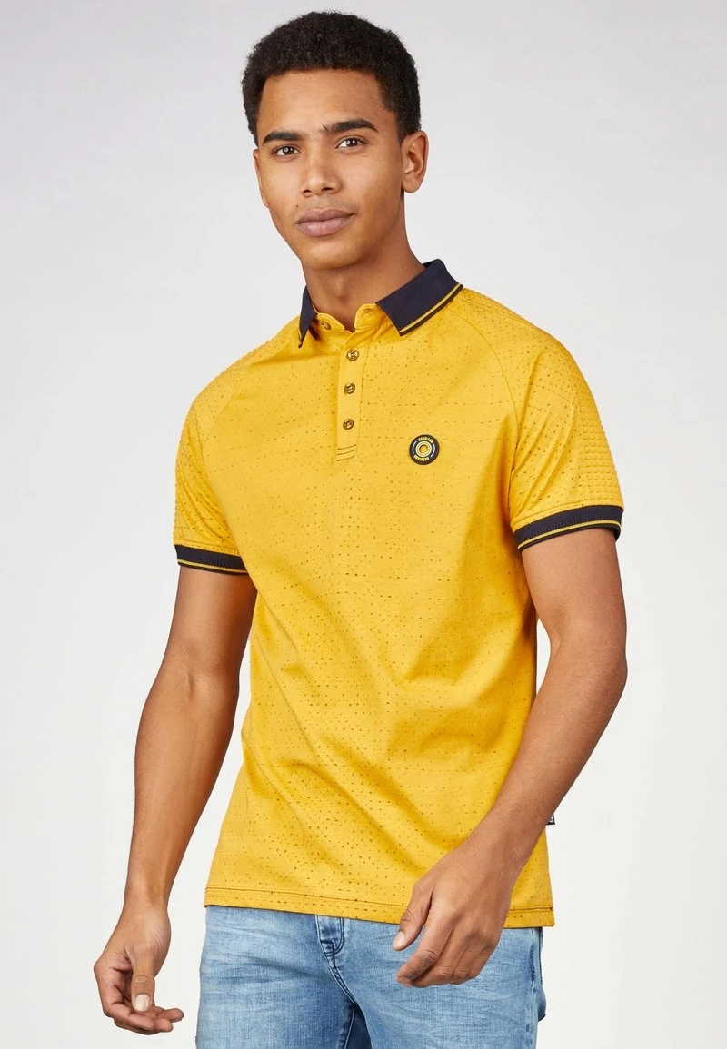 Gabbiano Poloshirt - Mustard Yellow, Herren 3 Gabbiano Poloshirt - Mustard Yellow, Herren