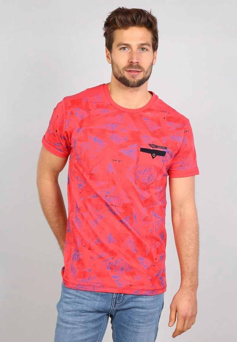 Gabbiano T-Shirt Print - Coral, Herren 3 Gabbiano T-Shirt Print - Coral, Herren