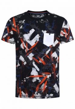 Gabbiano T-Shirt Print - Navy, Herren