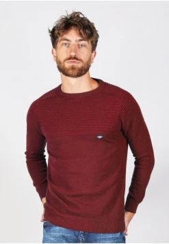 Gabbiano Langarmshirt - Burnt Red, Herren