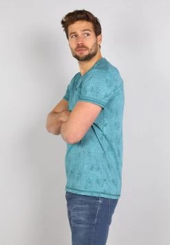 Gabbiano T-Shirt Print - Kale Green, Herren -Angebote Gabbiano Store 88c68f25c5874850a4ac42a16d2db5d4