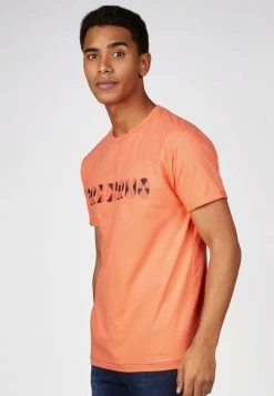 Gabbiano T-Shirt Print - Bright Coral, Herren -Angebote Gabbiano Store 8e20d606176c485da107c33a98458650