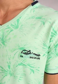 Gabbiano T-Shirt Print - Ash Green, Herren -Angebote Gabbiano Store 8f746d58a1e8468f85008d74859b594f