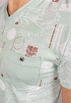 Gabbiano T-Shirt Print - Meadow Green, Herren -Angebote Gabbiano Store 915c589a105b482eb566dc449a692f6b