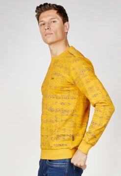 Gabbiano Sweatshirt - Mustard Yellow, Herren 10 Gabbiano Sweatshirt - Mustard Yellow, Herren -Angebote Gabbiano Store 92017adfe8e443cf8e707cbc8a33b635
