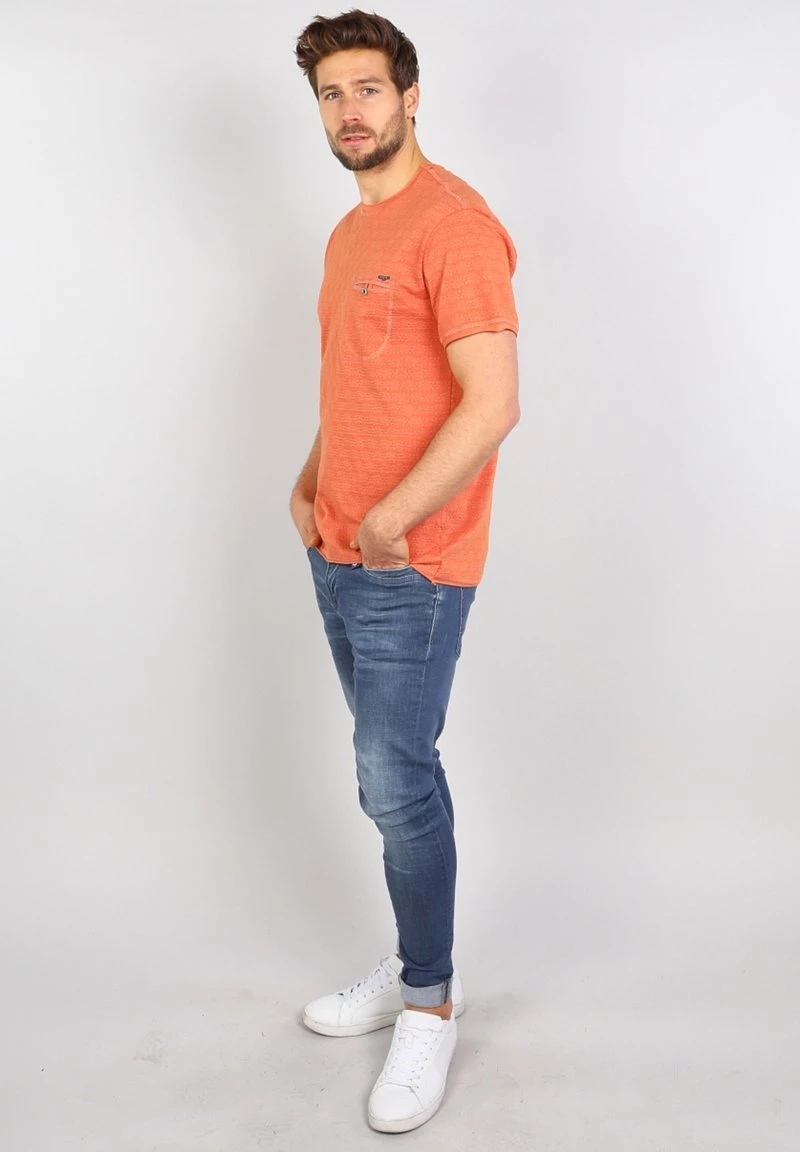 Gabbiano T-Shirt Basic - Papaya, Herren 4 Gabbiano T-Shirt Basic - Papaya, Herren – Bild 2