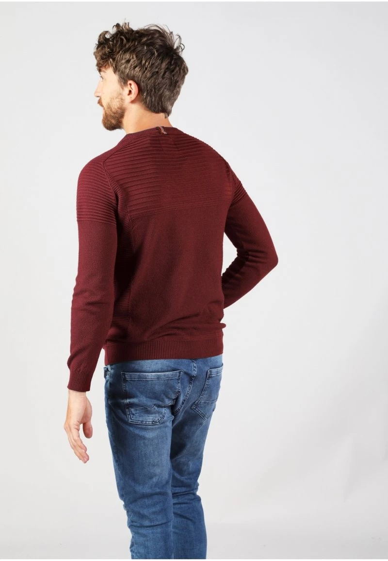 Gabbiano Langarmshirt - Burnt Red, Herren 5 Gabbiano Langarmshirt - Burnt Red, Herren – Bild 3