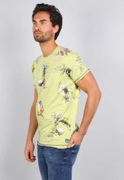 Gabbiano T-Shirt Print - Lime, Herren -Angebote Gabbiano Store 9c242125964d4fa9a3480590eb8426a5