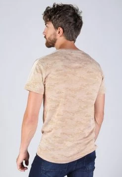 Gabbiano T-Shirt Print - Mustard Yellow, Herren -Angebote Gabbiano Store 9df410366f2c48ccaeadd16bdd541b07