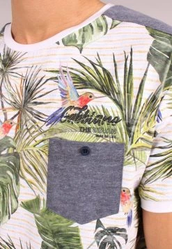 Gabbiano T-Shirt Print - White, Herren -Angebote Gabbiano Store 9e96079f06cf4cd8bcdc369cb9cc2ee5