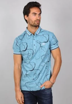 Gabbiano Poloshirt - Pebble Blue, Herren