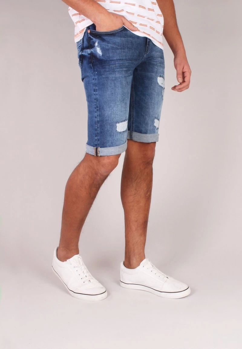 Gabbiano Jeans Shorts - Blue Destroyed, Herren 5 Gabbiano Jeans Shorts - Blue Destroyed, Herren – Bild 3