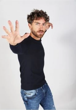 Gabbiano Langarmshirt - Navy, Herren -Angebote Gabbiano Store a9620d98cedd4e08a593dc33416ac51c