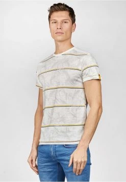 Gabbiano T-Shirt Print - Ecru, Herren