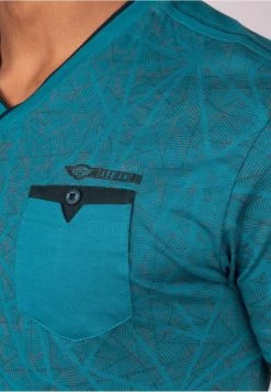 Gabbiano T-Shirt Print - Petrol Green, Herren -Angebote Gabbiano Store ad4ee685c23d430bb0978e5c2df8b92a
