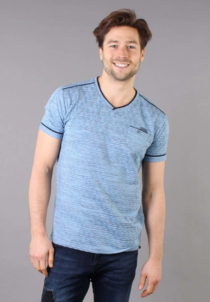 Gabbiano T-Shirt Print - Blue, Herren 3 Gabbiano T-Shirt Print - Blue, Herren