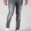 Gabbiano Jeans Tapered Fit - Antra Destroyed, Herren