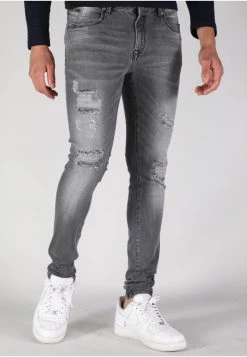 Gabbiano Jeans Tapered Fit - Antra Destroyed, Herren