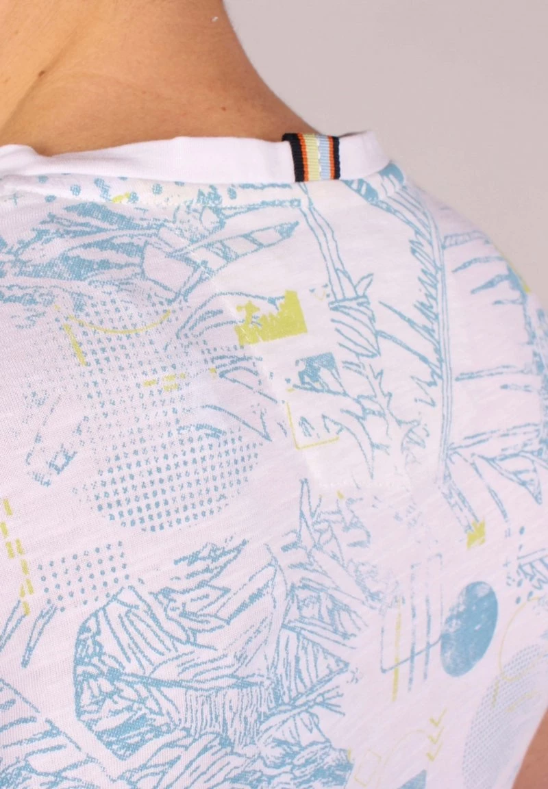 Gabbiano T-Shirt Print - White, Herren 7 Gabbiano T-Shirt Print - White, Herren – Bild 5