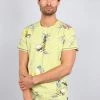 Gabbiano T-Shirt Print - Lime, Herren