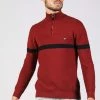 Gabbiano Strickpullover - Burnt Red, Herren