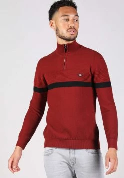 Gabbiano Strickpullover - Burnt Red, Herren