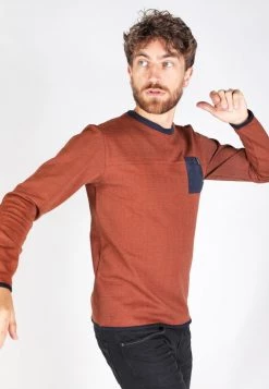 Gabbiano Strickpullover - Brick Orange, Herren -Angebote Gabbiano Store c90f72203b62413e90acf5b44ca542f6