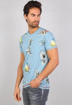 Gabbiano T-Shirt Print - Pebble Blue, Herren -Angebote Gabbiano Store c97540df8c624ec1a6ca762a2ac2823c