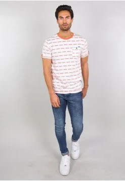 Gabbiano T-Shirt Print - White, Herren -Angebote Gabbiano Store cef6a1300fb84093acfd2240b944c4f7