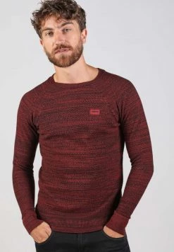 Gabbiano Strickpullover - Burnt Red, Herren