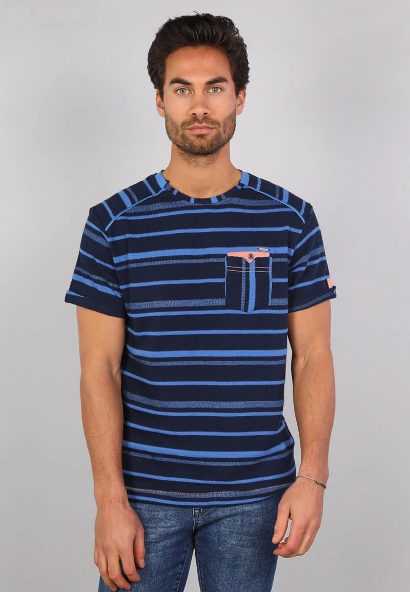 Gabbiano T-Shirt Print - Navy, Herren 3 Gabbiano T-Shirt Print - Navy, Herren