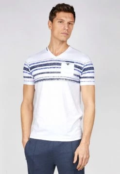 Gabbiano T-Shirt Print - White, Herren