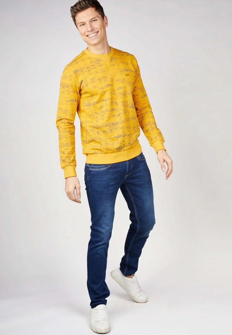 Gabbiano Sweatshirt - Mustard Yellow, Herren 4 Gabbiano Sweatshirt - Mustard Yellow, Herren – Bild 2