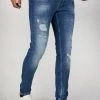 Gabbiano MILAN - Jeans Skinny Fit - Blue Green Destroyed, Herren -Angebote Gabbiano Store e06ccba9825747dfb5f40cd82b8cb47f