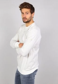 Gabbiano Sweatshirt - Ecru, Herren -Angebote Gabbiano Store ea2c9ee2775840309cb4d66c6fe81b01