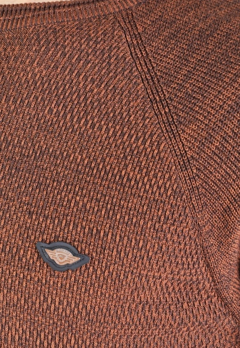 Gabbiano Strickpullover - Rusty Brown, Herren 8 Gabbiano Strickpullover - Rusty Brown, Herren – Bild 6