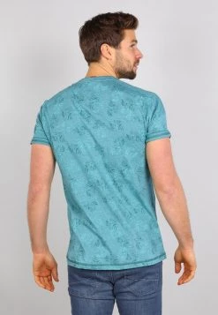 Gabbiano T-Shirt Print - Kale Green, Herren -Angebote Gabbiano Store f15a17de00194d6f9fa01b943fbdd9b6