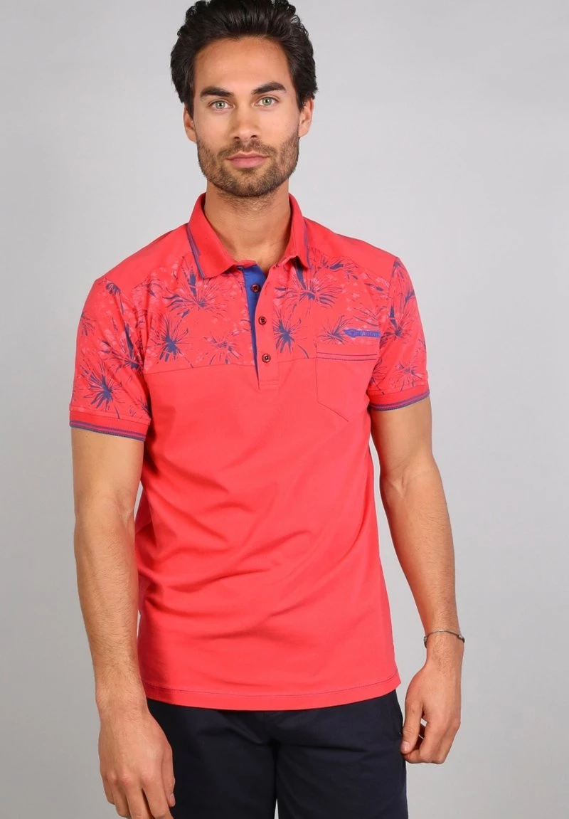 Gabbiano Poloshirt - Coral, Herren 3 Gabbiano Poloshirt - Coral, Herren