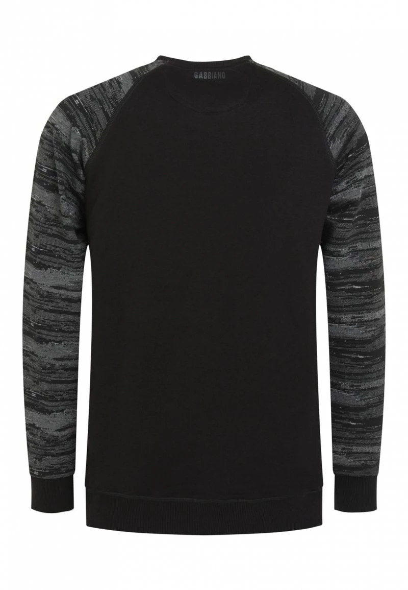 Gabbiano Sweatshirt - Black, Herren 4 Gabbiano Sweatshirt - Black, Herren – Bild 2