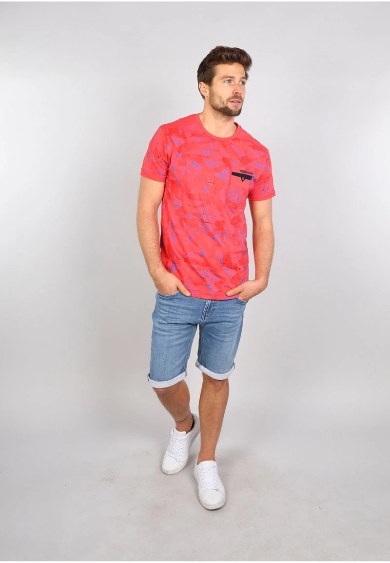 Gabbiano T-Shirt Print - Coral, Herren 4 Gabbiano T-Shirt Print - Coral, Herren – Bild 2